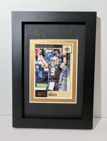 Drew Brees New Orleans Saints Display Custom Framed NFL Football Card Plaque Cover