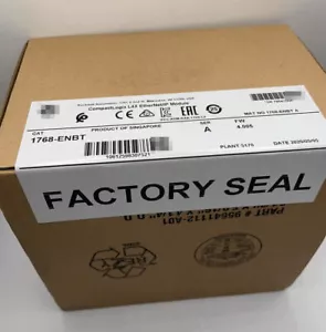 NEW Factory Sealed Allen-Bradley 1768-ENBT /A CompactLogix EtherNet/IP Communica - Picture 1 of 4