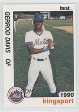 1990 Best Kingsport Mets Gerrod Davis #3