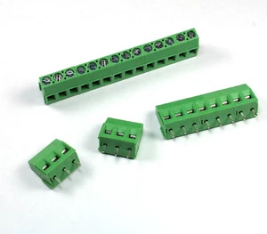 10 Strips Locking Connectors (50 pcs), 14 positions each, 16A 300v, 5.08 pitch - Picture 1 of 2