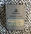 Ps1 Sony Playstation 1 Genuine Memory Card