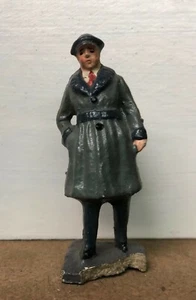 RARE TRAIN PASSENGER STANDING, PAINTED COMPOSITION 3.25 INCHES TALL - Picture 1 of 6