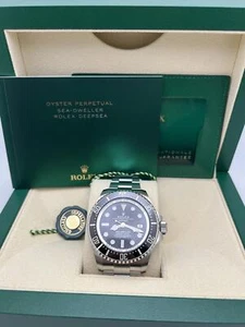 New Release Rolex Sea-Dweller 44mm DeepSea 136660 Black Dial Box Papers 2022+ - Picture 1 of 10