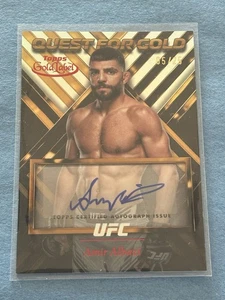 Amir Albazi /25 2024 Topps Gold Label UFC "Quest For Gold" Red Parallel Auto - Picture 1 of 2