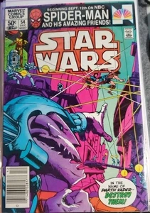 Star Wars #54B 1981 (sehr guter/sehr guter Zustand+) Kiosk Variante Marvel Comics - Bild 1 von 1