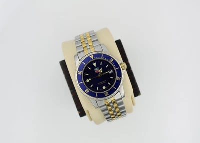 Tag Heuer WD1223.BB0611 Mens 1500 Series Professional Watch Blue Gold Silver - Image 1 of 4