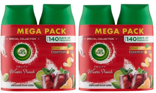 4 x Air Wick Freshmatic Spray Ricarica 250ml - Fruttato Invernale Punch - Immagine 1 di 1