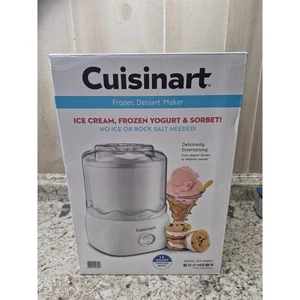 Cuisinart ICE20W M1 Frozen Dessert Maker Ice Cream Yogurt Sorbet Machine - Picture 1 of 9