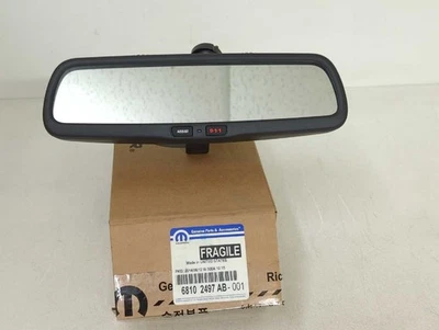 New OEM Mopar Rear View Mirror 2014-2017 Jeep Cherokee U-Connect 68102497AD - Image 1 of 4