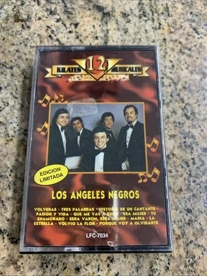 LOS ANGELES NEGROS -12 KILATES MUSICALES- 1997 MEXICAN TAPE ALBUM, GRUPERO - Image 1 of 2