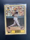 1987 Topps Barry Bonds #320 Errors Card 35 Year Old Card Original Rookie See Pic