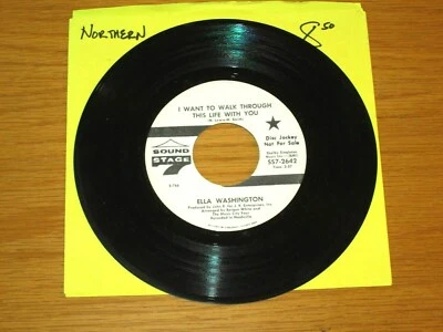 PROMO NORTHERN SOUL 45 RPM - ELLA WASHINGTON - SOUND STAGE 7 2642 - "I WANT..." - Image 1 of 2