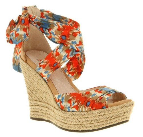 Sandali con zeppa espadrillas Santorini aperti multicolore UGG Luciana 8 5 9 5 10
