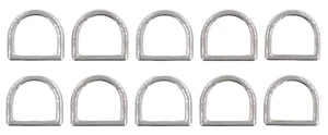 3/4" D Rings-Nickel Plated Zinc-Diecast-for 3/4 webbing Various Quantities - Picture 1 of 1