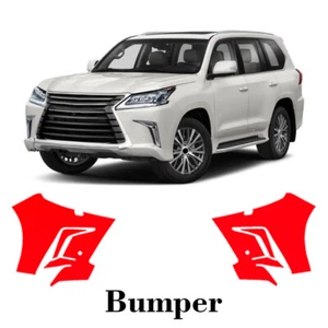 Front bumper PreCut PPF Paint Protection Film For Lexus LX 2016-2021 - Picture 1 of 6
