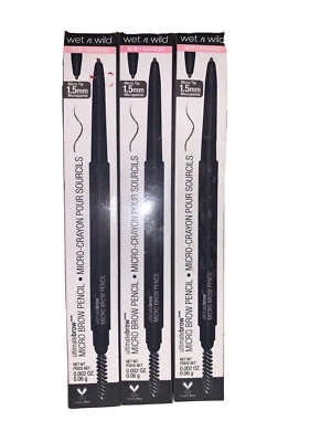 Wet N Wild Micro Brow Pencil 648A Ash Brown - (Lot of 3) - Image 1 of 4