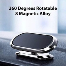 Universal Magnetic Car Mobile Phone Holder Dashboard Mount 360° Rotating