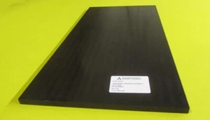 Tivar UHMW ESD Black Antistatic Sheet .500" (1/2") Thick x 12" Wide x 24" Length - Picture 1 of 2