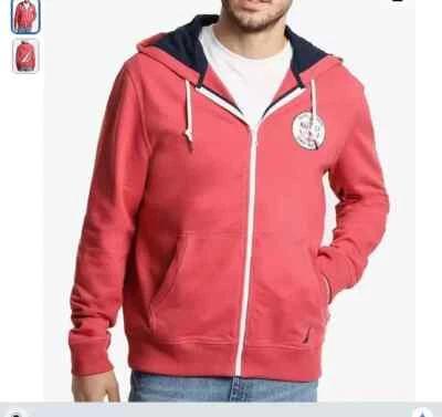 Nautica Men's Long Sleeve Artist Series Full Zip Hoodie Sweatshirt - Image 1 of 3