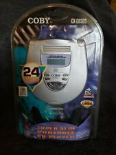 2001 Coby Portable CD Player CX-CD303 ~ 24 Tracks Programming ~ Sealed
