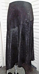 George Black Self Pattern Asymmetrical Hem Skirt BNWT Various Sizes Party Xmas - Picture 1 of 12