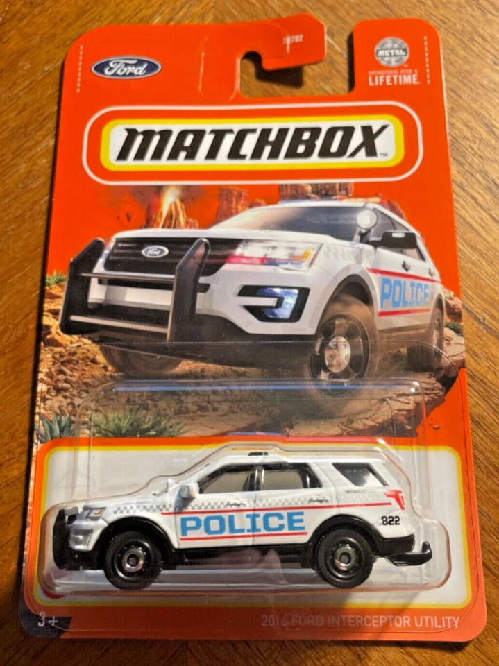 Matchbox ‘16 Ford Interceptor Utility #N/A MBX ‘24 Series White VHTF! - Image 1 of 1