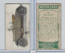 C22 Imperial Tobacco, Motor Cars, 1921, #14 Wolseley