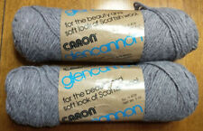 Caron Glencannon 4 Ply two 3 OZ skeins  Color 1109 Oxford Grey Vintage Yarn