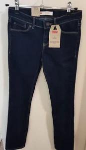 LEVI’S 711 SKINNY Adjustable Waistband child SIZE 8 Dark Blue NWT - Picture 1 of 5