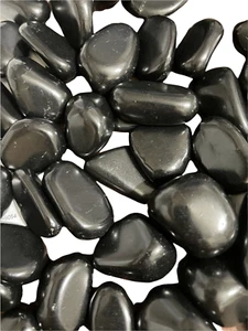 3X Shungite Tumbled Stones XXL 35-45mm Reiki Healing Crystals Repels Negative - Picture 1 of 6