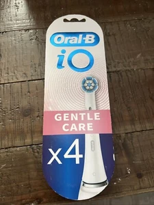 New Oral-B iO Gentle Care Replacement Brush Heads White 4 Pack - Sealed - Picture 1 of 2
