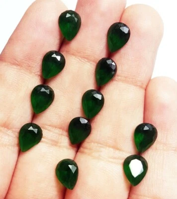 Green Garnet 9.10 Ct/ 11 pcs Lot Loose Gemstone With Free Gift - Image 1 of 4