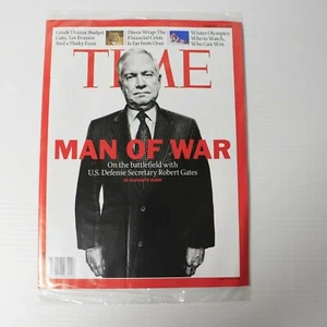 Time Magazine February 15, 2010 ~ Man Of War ~ New & Sealed ~ Robert Gates Cover - Picture 1 of 2