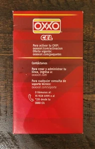 OxxoCel(Telcel) Mexico SIM Card: includes 1.5GB data & UNLIMITED Calls/Whatsapp - Zdjęcie 1 z 2