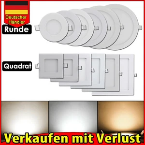 Pannello LED faretto da incasso luci da incasso 230 V bagno ultrapiatto faretti da incasso lampada - Foto 1 di 24