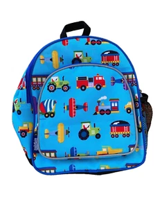 Wildkin Toddler Boy Backpack Transportation Blue - Picture 1 of 3