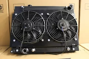 Holden Kingswood HQ-HZ /Torana 253 - 308 Stealth FENIX Auto Radiator & Fan Kit - Picture 1 of 8