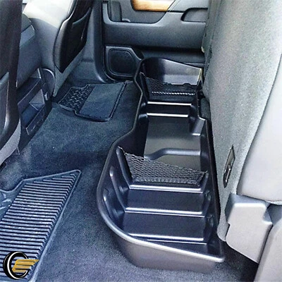 Caja de almacenamiento debajo del asiento para Chevy Silverado 2007-2018 07-19 GMC Sierra doble cabina Foto 1 de 4