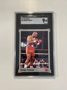 1991 AW Sports Boxing George Foreman SGC 9 #16 - Picture 1 of 2