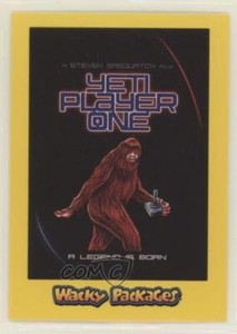 2018 Topps Wacky Packages Go to the Movies Sci-Fi Film Stickers Yellow #15 a8x