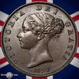 Great Britain 1853 Half Penny 1/2d GB5277 - Picture 1 of 2