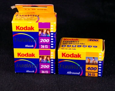 Kodak mundo color 36film iso200 + iso400 (√01) Foto 1 de 3