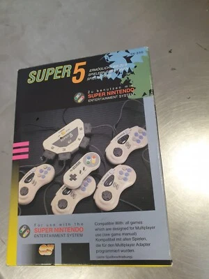 5 Player Multitap Honest  für SNES Super Nintendo PAL Multiplayer Adapter - Bild 1 von 4