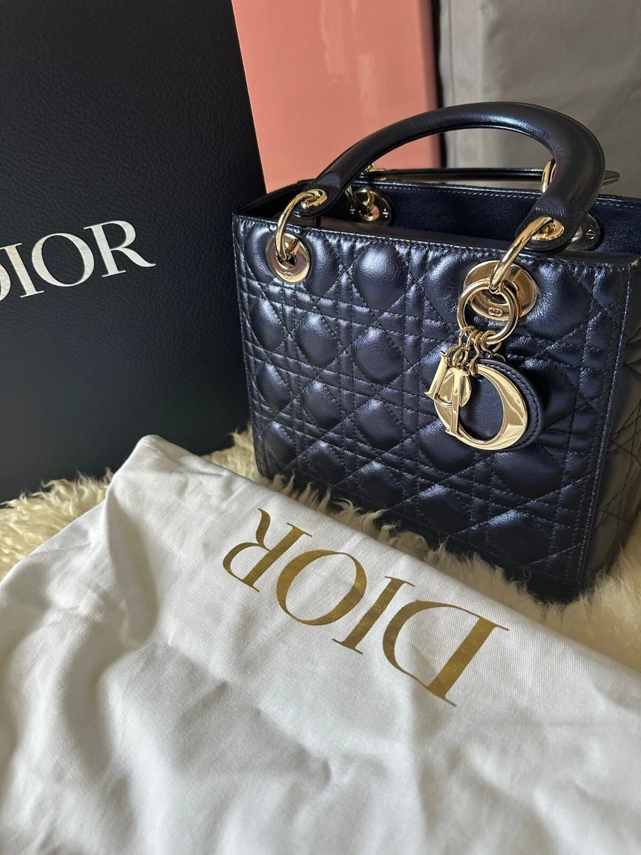 Dior Lady Blue Bags & Handbags for Women for sale - eBay