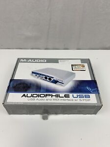 M-Audio Audiophile USB  4 Input / 4 Output USB Audio Interface w MIDI I/O PC MAC
