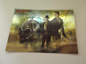 Topps: Indiana Jones "THE KINGDOM OF THE CRYSTAL SKULL" #9/10 Foil Trading Card - Picture 1 of 2