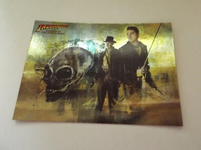 Topps: Indiana Jones "THE KINGDOM OF THE CRYSTAL SKULL" #9/10 Foil Trading Card - Image 1 of 2