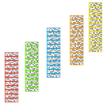 6000 Bingo Flyers 4 Pads Of 1500 Tickets 12 To View 1-90 Singles Quickies JUMBO