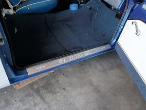 1963- 66 Dodge Dart 2 Door Sill Plate Custom engraved (1 pair) - Picture 1 of 9