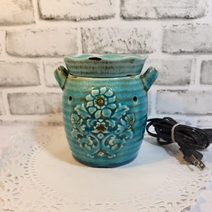 Scentsy Rustic Country Blue Blooms Retired Scentsy Wachsbrenner - Bild 1 von 13